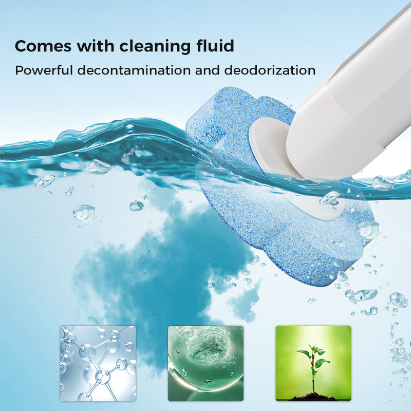 🚽 Last Day Special Price £8.78!!!⚡ Disposable Toilet Cleaning System – Hygienic One-Click Cleaning, No Residue Left, Easy to Use & Disposable 🧼
